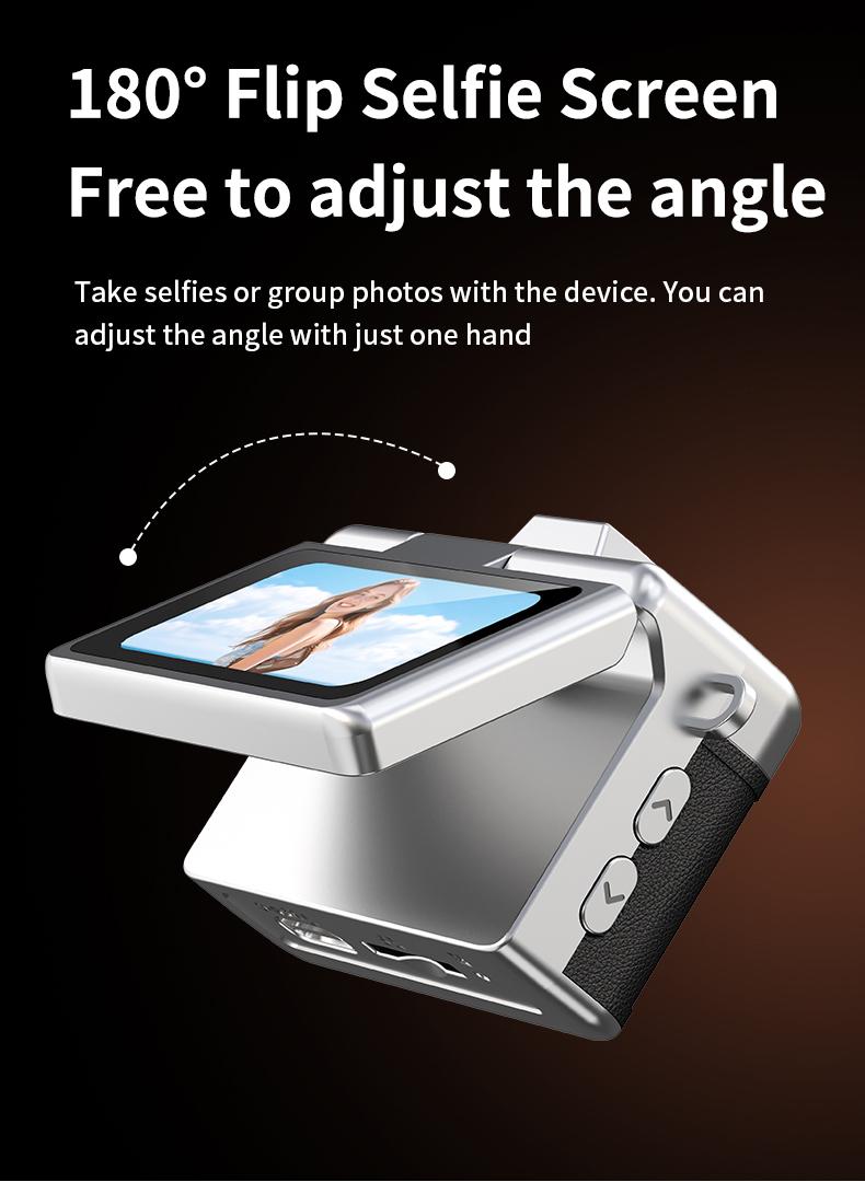 Mini Digital Camera with 1.47 in LCD Screen 1080P Feel of Old 90s Photographs, Keychain Size, Birthday Gifts,Christmas Gifts