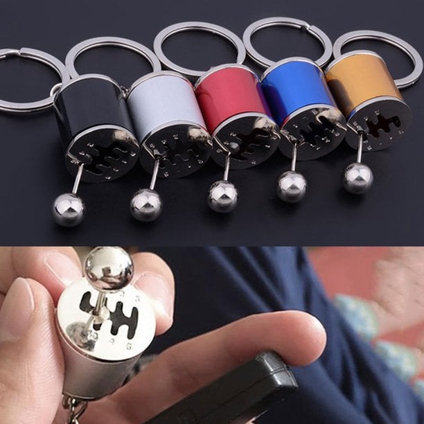 🎁🚗6-speed Manual Transmission Gearbox Keychain