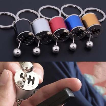 🎁🚗6-speed Manual Transmission Gearbox Keychain