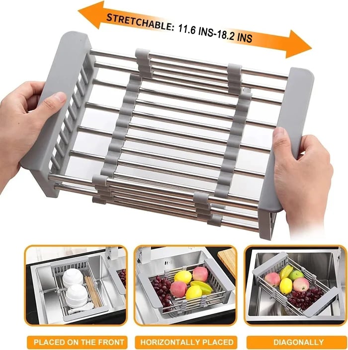 🔥Last day for 50% off-Extend kitchen sink drain basket