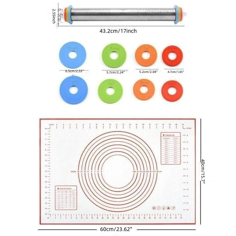 🏆LAST DAY 49% OFF  - 🍪Adjustable Thickness Rolling Pin