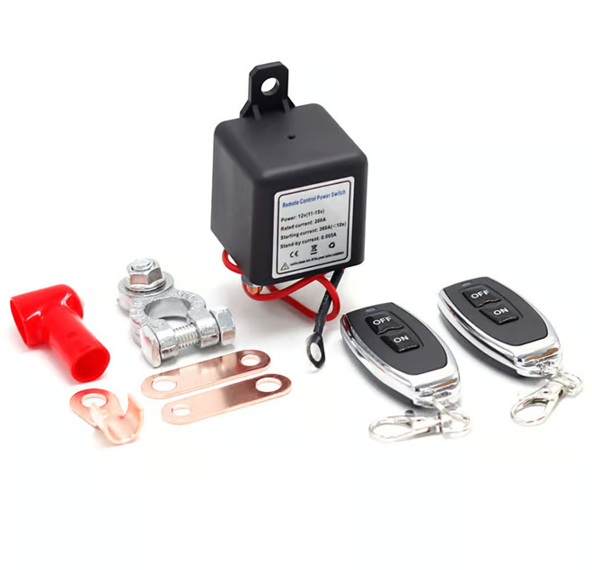 WIRELESS REMOTE CONTROL BATTERY RELAY SWITCH