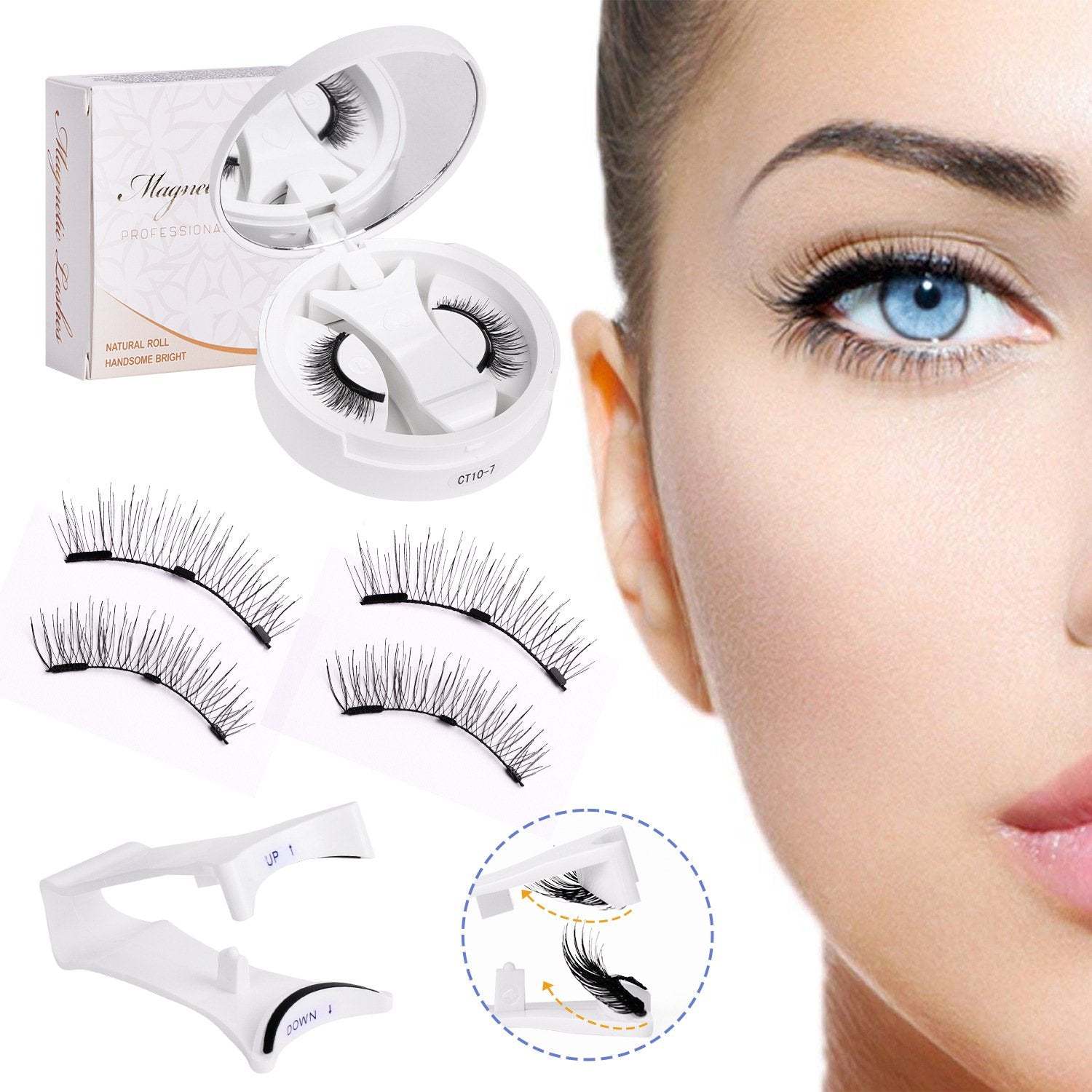 💖Last Chance! Buy 1 Get 1 Free End in Hours!🔥Soft Magnetic Eyelashes All-in-One Box, Reusable