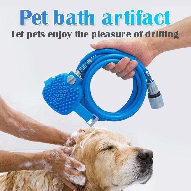 Pet dog washing artifact