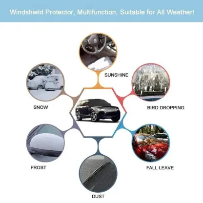 🔥Last Day Promotion 49%OFF🔥 Windshield Snow Cover Sunshade