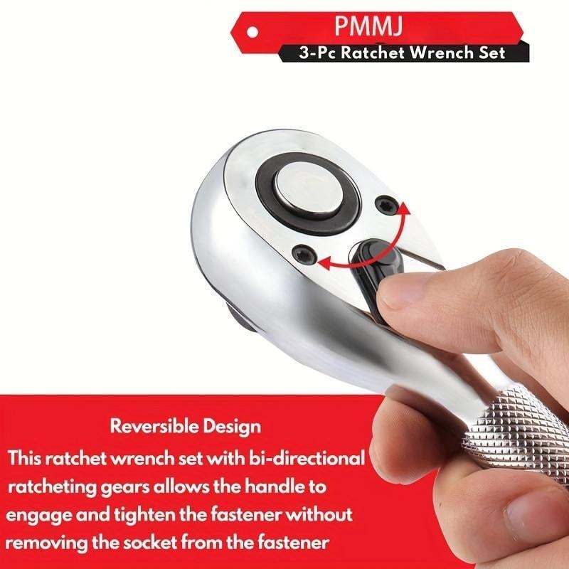 🔥72-Teeth Quick Socket Ratchet Wrench Tools