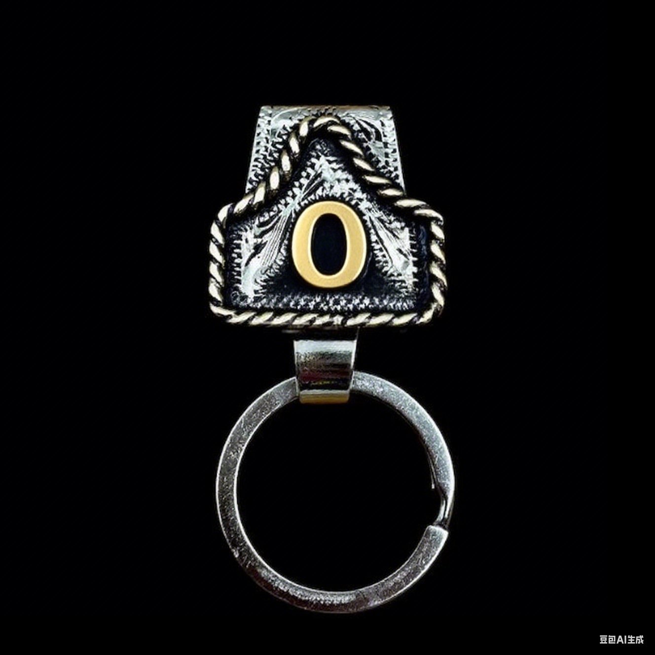 🤠Vintage Letter Keychain