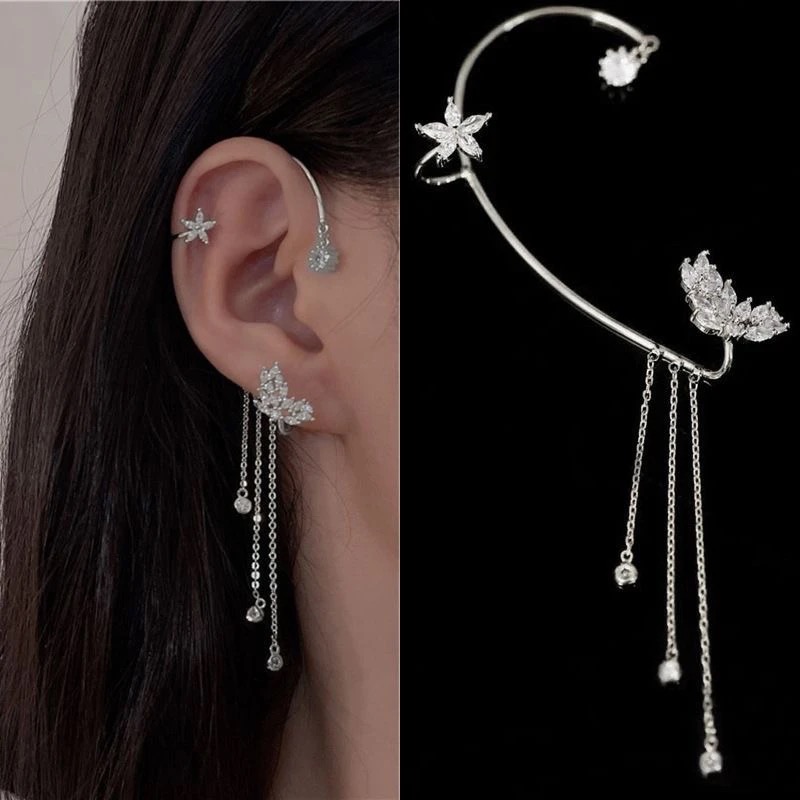 💐BUTTERFLY TASSEL STYLE ZIRCON EARRINGS | PERFECT GIFT🎁