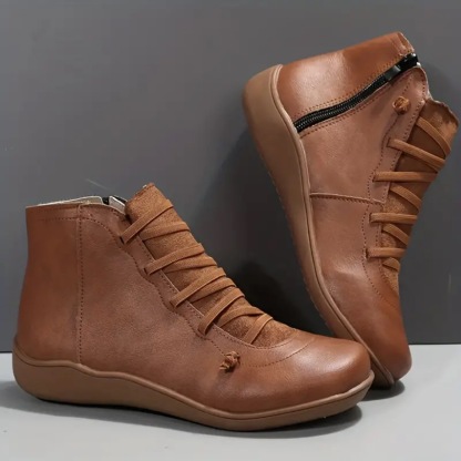 ❤️ Comfortable handmade leather foot support boots