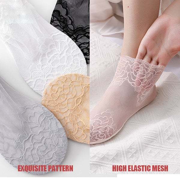 💋 Ladies Fashion Lace Socks