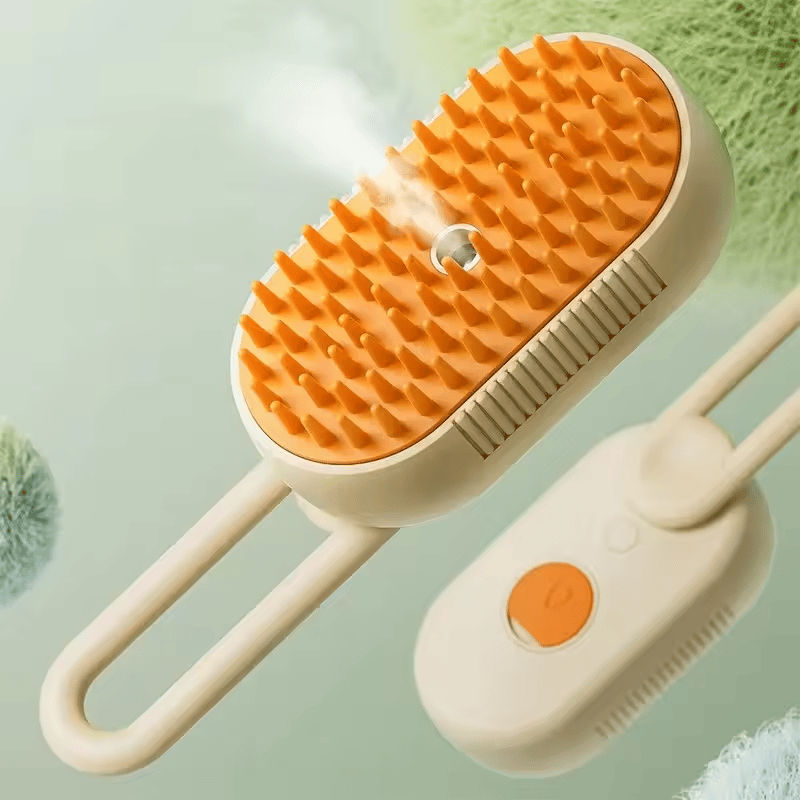 3-in-1 Dog Hair Brush Cat Hair Brush Electric Pet Cleaning Brush Steam Spray Brush Massage Hair