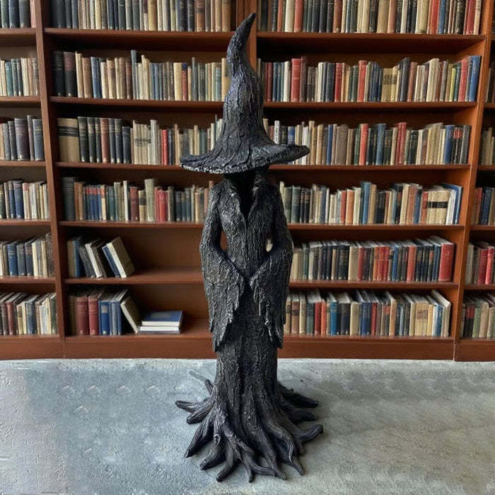 🔥LAST DAY 49% OFF - 🧙‍♀️💫Hand-Painted Enchanting Witch Statue: The Guardian of Your Home (✨Same as in the video)