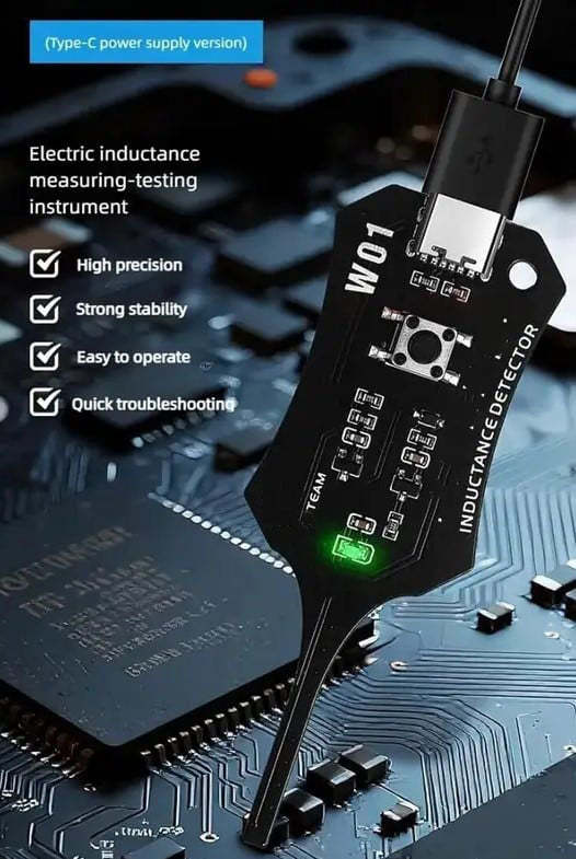 Type-C Inductance Tester Motherboard Coil Tester, Electronic Circuit Board Inductor Detector