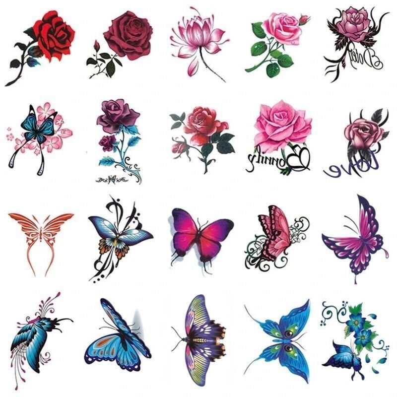 ❤️Mother's Day Sale-48% OFF - Trendy 3D Tattoo Stickers 50 PCS