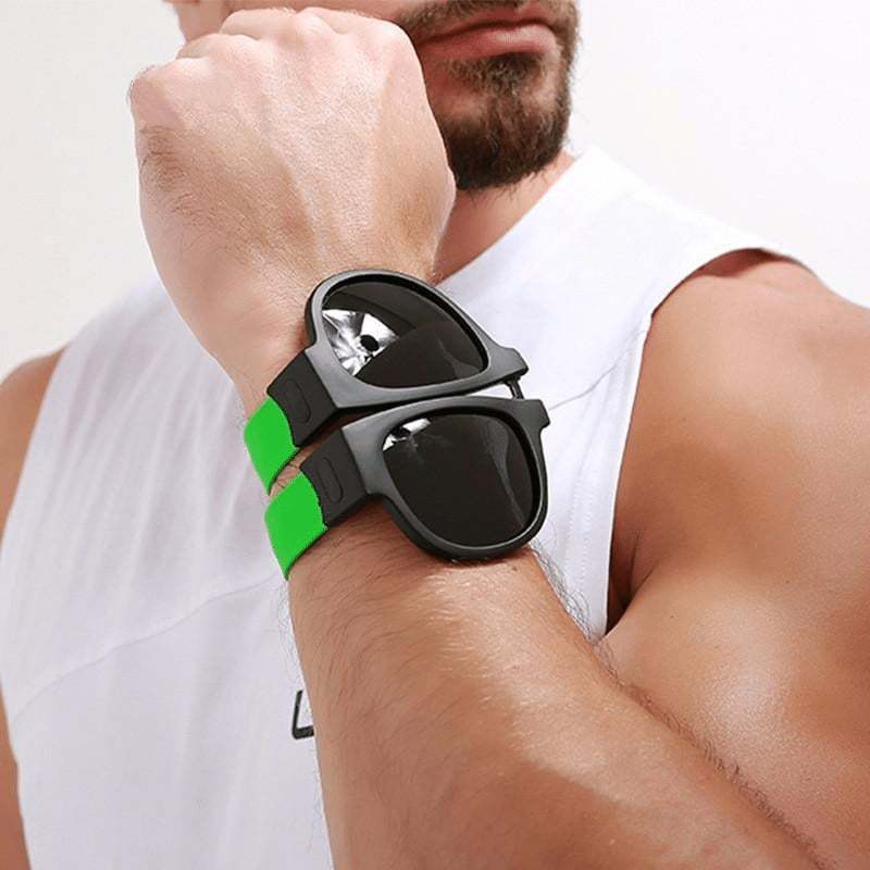 🎉Fashion polarized wrist foldable sunglasses🎉(Buy two get one free)