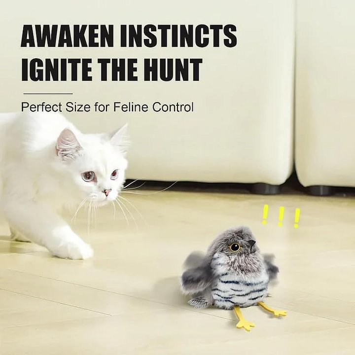 🔥Last day for 50% off-Rechargeable Flapping Bird Cat Toy