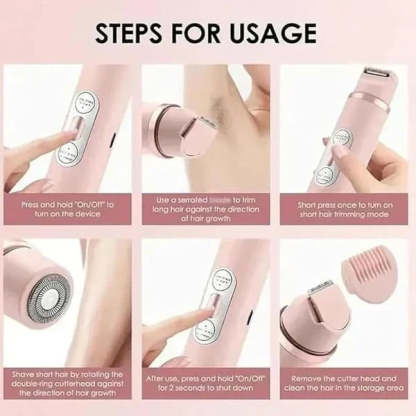 💥Limited Sale 49% OFF💖2-In-1 Women's Electric Cordless Shaver