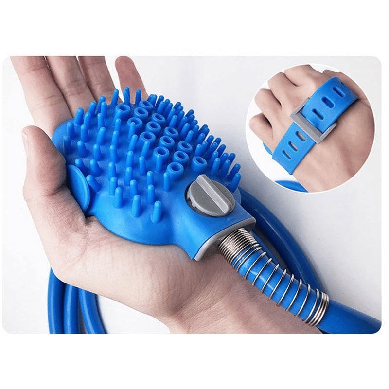 Pet dog washing artifact