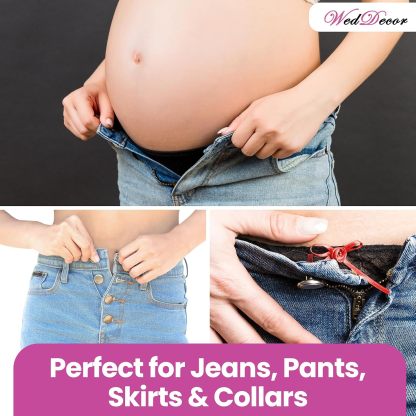 👖 8-Piece Metal Button Extenders for Jeans & Pants