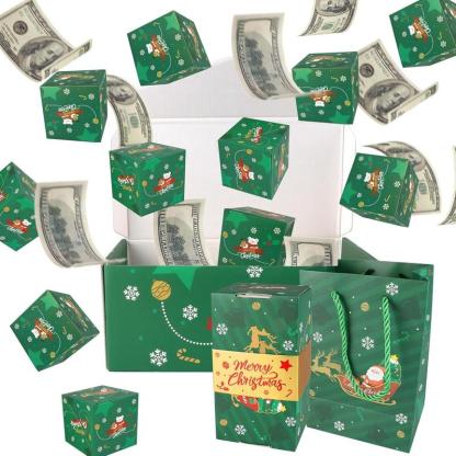 Surprise Gift Box Explosion Unique Folding Bouncing Red Envelope Cash Box