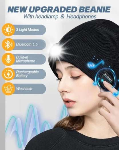 🎄LED Bluetooth Beanie