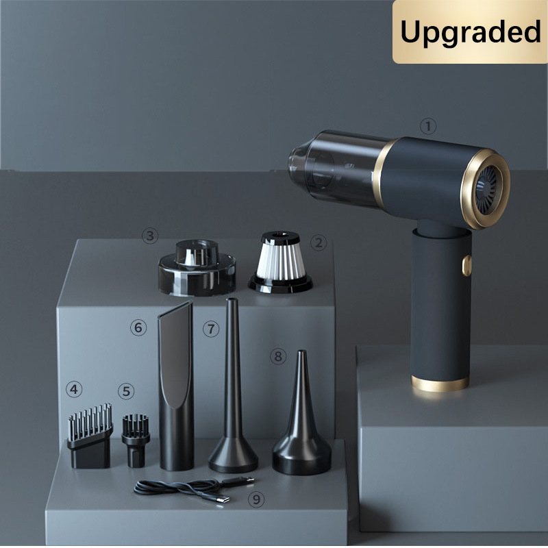 🔥Flash Sale 50%-OFF🔥Wireless Handheld Car Vacuum Cleaner, 16000Pa Vacuum Cleaner and Air Duster,