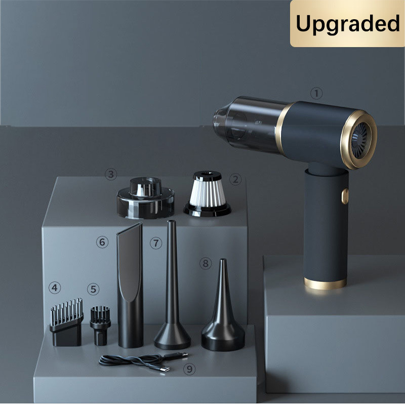 🔥Flash Sale 50%-OFF🔥Wireless Handheld Car Vacuum Cleaner, 16000Pa Vacuum Cleaner and Air Duster,