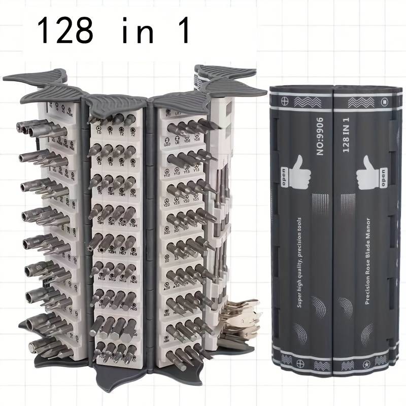 🔥🛠️2025 HOT SALE 🔥128-in-1 Precision Screwdriver Set Disassembly And Repair Tool Multi-function Manual Screwdriver Book Set
