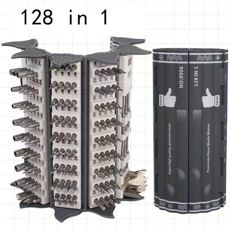 🔥🛠️2025 HOT SALE 🔥128-in-1 Precision Screwdriver Set Disassembly And Repair Tool Multi-function Manual Screwdriver Book Set