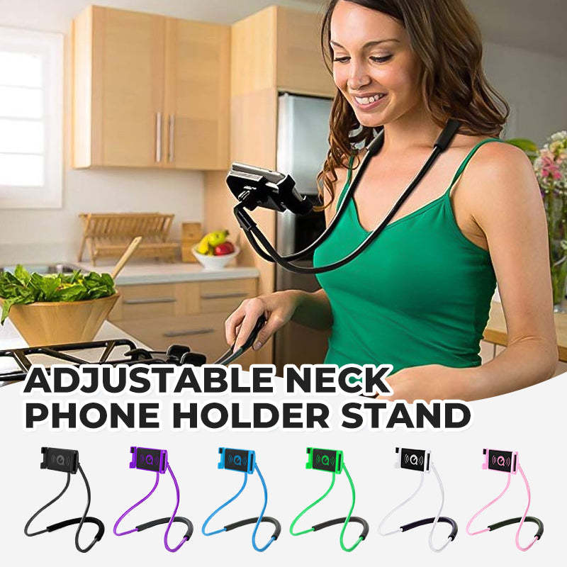 💥 50% OFF! 📱 Adjustable Neck Phone Holder Stand – Hands-Free & Comfortable Viewing ✨