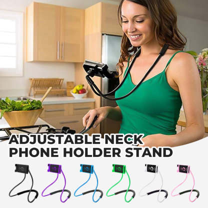 💥 50% OFF! 📱 Adjustable Neck Phone Holder Stand – Hands-Free & Comfortable Viewing ✨