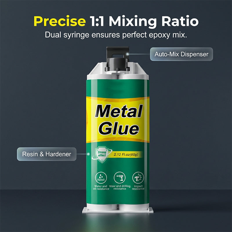 🔥LIMITED TIME 40% OFF!🛠️High-Strength AB Metal Repair Glue