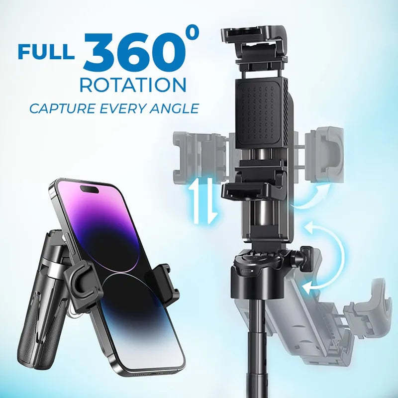 🔥50% discount-Compact 3-in-1 Selfie Stick Tripod with Remote