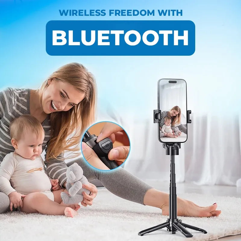 🔥50% discount-Compact 3-in-1 Selfie Stick Tripod with Remote