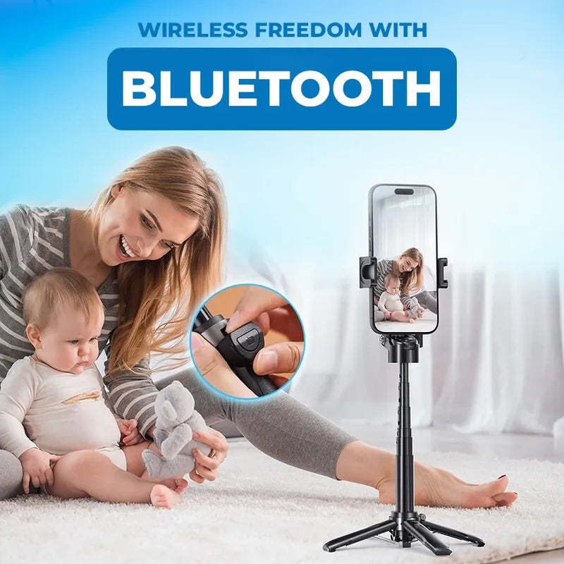 🔥50% discount-Compact 3-in-1 Selfie Stick Tripod with Remote