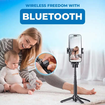 🔥50% discount-Compact 3-in-1 Selfie Stick Tripod with Remote