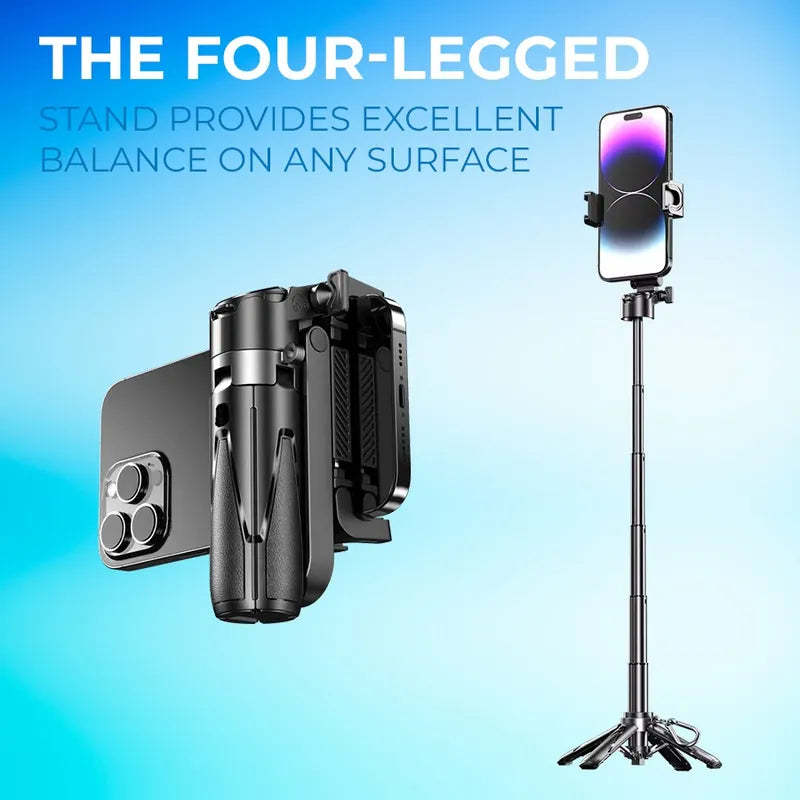 🔥50% discount-Compact 3-in-1 Selfie Stick Tripod with Remote