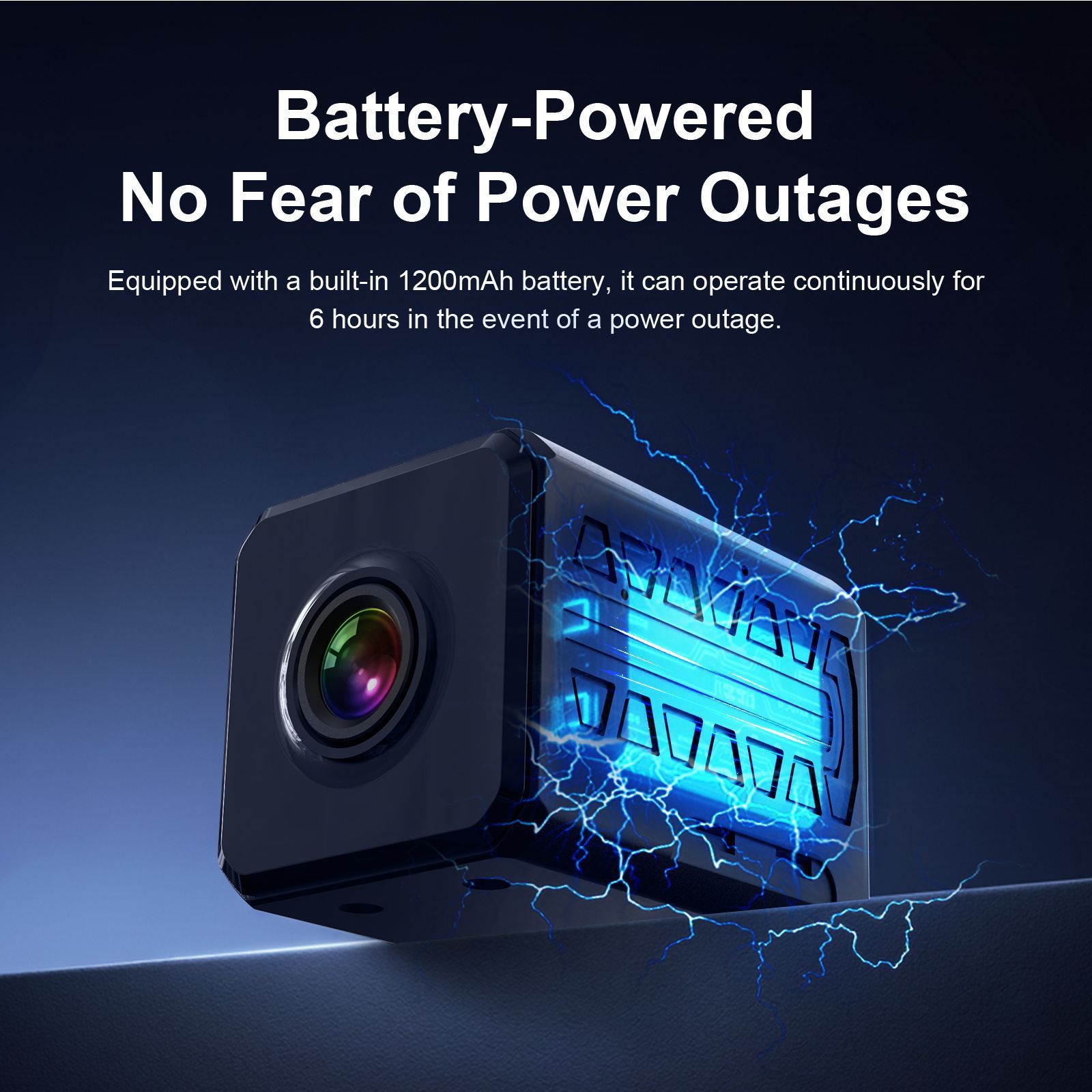 3MP Blacklight Full Color WiFi Indoor Battery IP Window Camera Pet Fish Camera