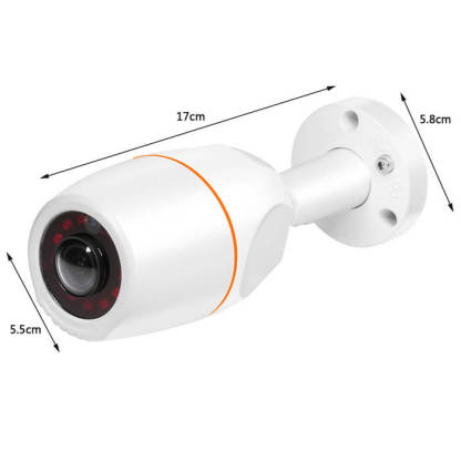 XMEye 8MP 6MP 180° Panoramic Fisheye Outdoor Infrared IR PoE IP Camera