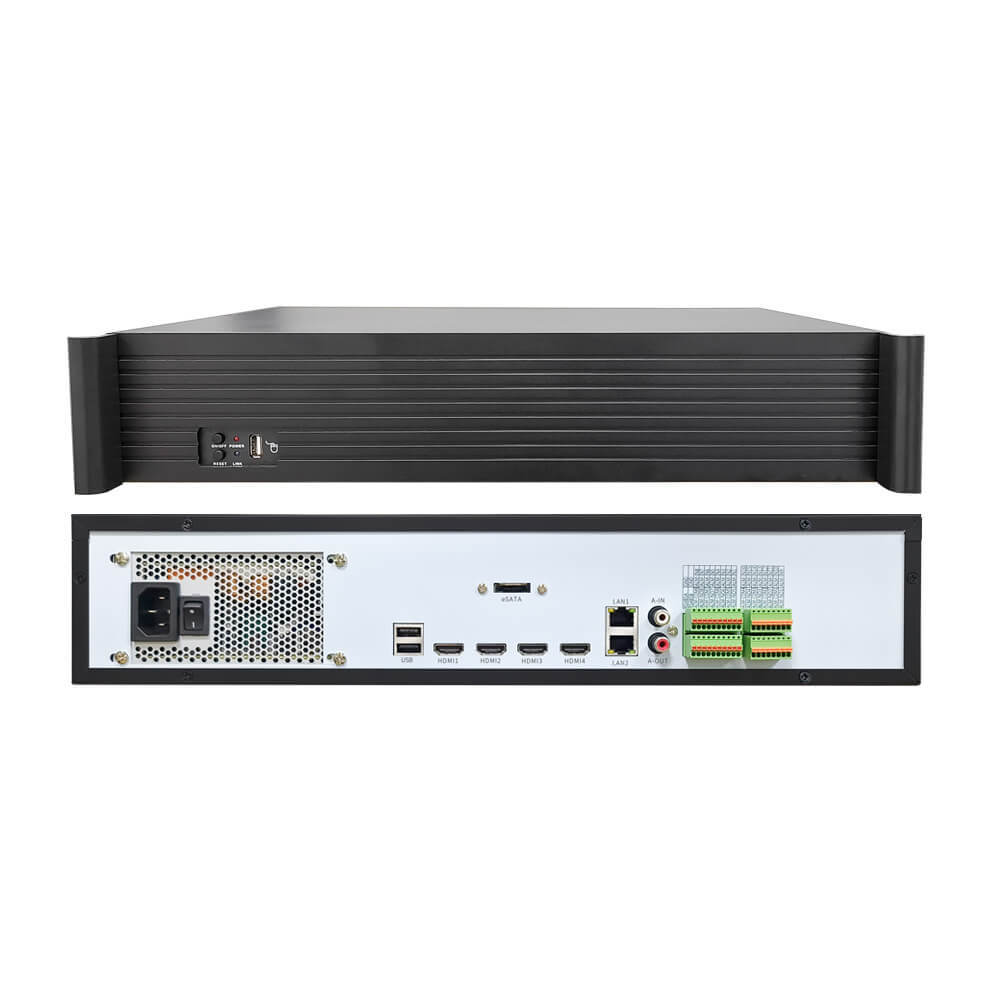 128ch 64ch 36ch 9 SATA HDD Professional Rack Mount Smart NVR