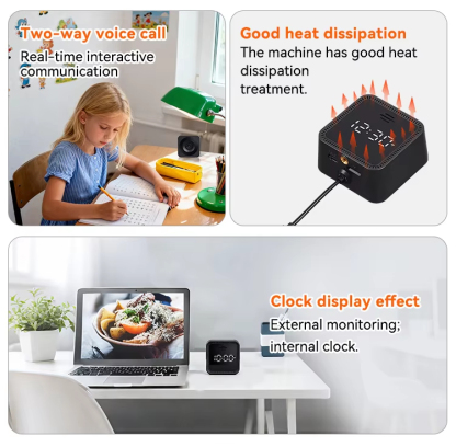 Tuya 4K 8MP WiFi Indoor IP Pet Fish Camera Windows Camera