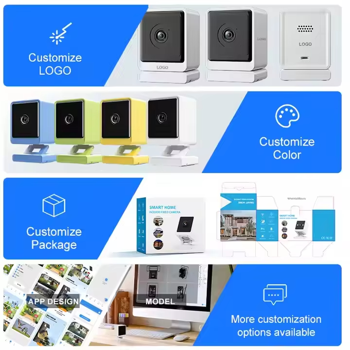 3MP Starlight WiFi Indoor Use Battery IP Window Camera Pet Fish Camera