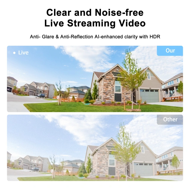 3MP Full Color WiFi Indoor Battery IP Window Camera Pet Fish Camera