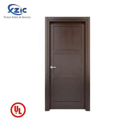 UL Wood Fire Door with Shaker Style, 1/2/6 Panels Shaker Door 20-90 Minutes Fire Rated Doors