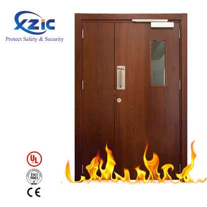 2023 Modern Interior Firerpoof Door UL 10B/10C Certificated Wood Fire Door