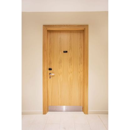 Natural Veneer Finish Wooden Fire Door