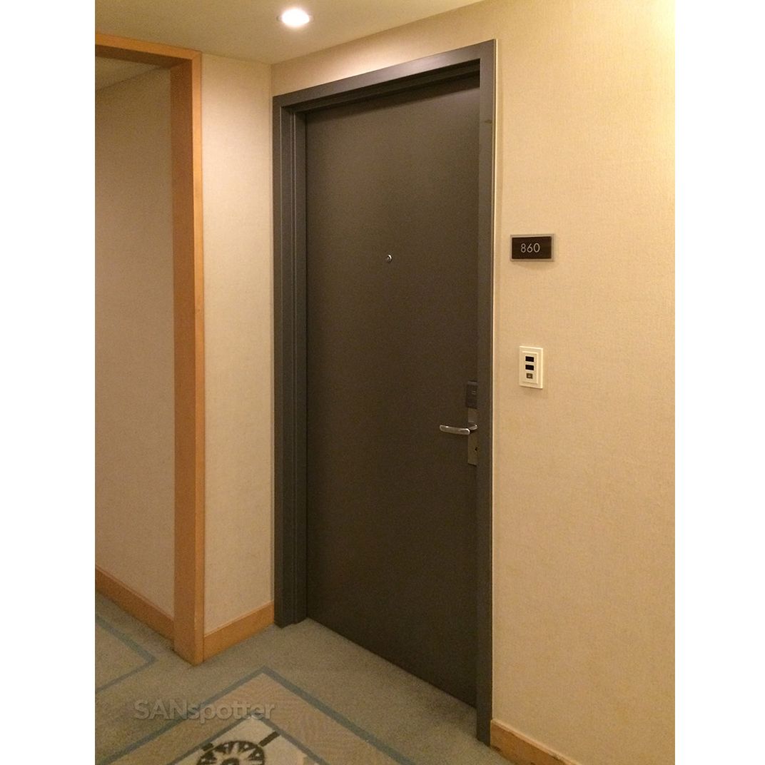 Painting Finish Wooden Fire Door