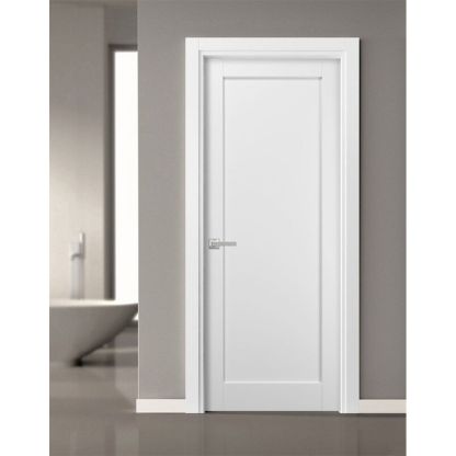 Painting Finish Wooden Fire Door