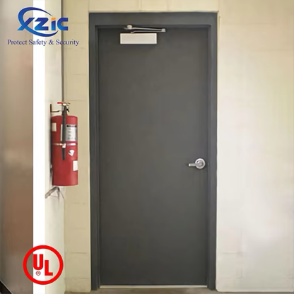 UL Certificated Steel Fire Doors for Building Projects,Emergency Exit Hollow Metal Door