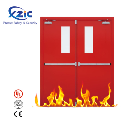UL Certificated Steel Fire Doors for Building Projects,Emergency Exit Hollow Metal Door